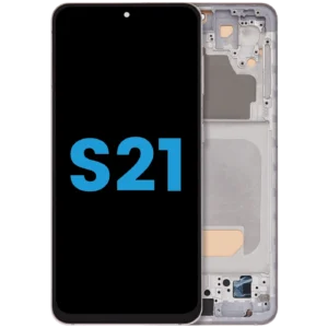 LCD Assembly With Frame (Without FingerPrint Sensor) For Samsung Galaxy S21 5G (Aftermarket: Incell) (Phantom Pink)