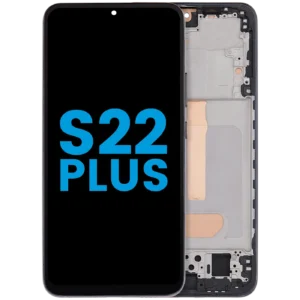 LCD Assembly With Frame (Without FingerPrint Sensor) For Samsung Galaxy S22 Plus 5G (Aftermarket: Incell) (Phantom Black)