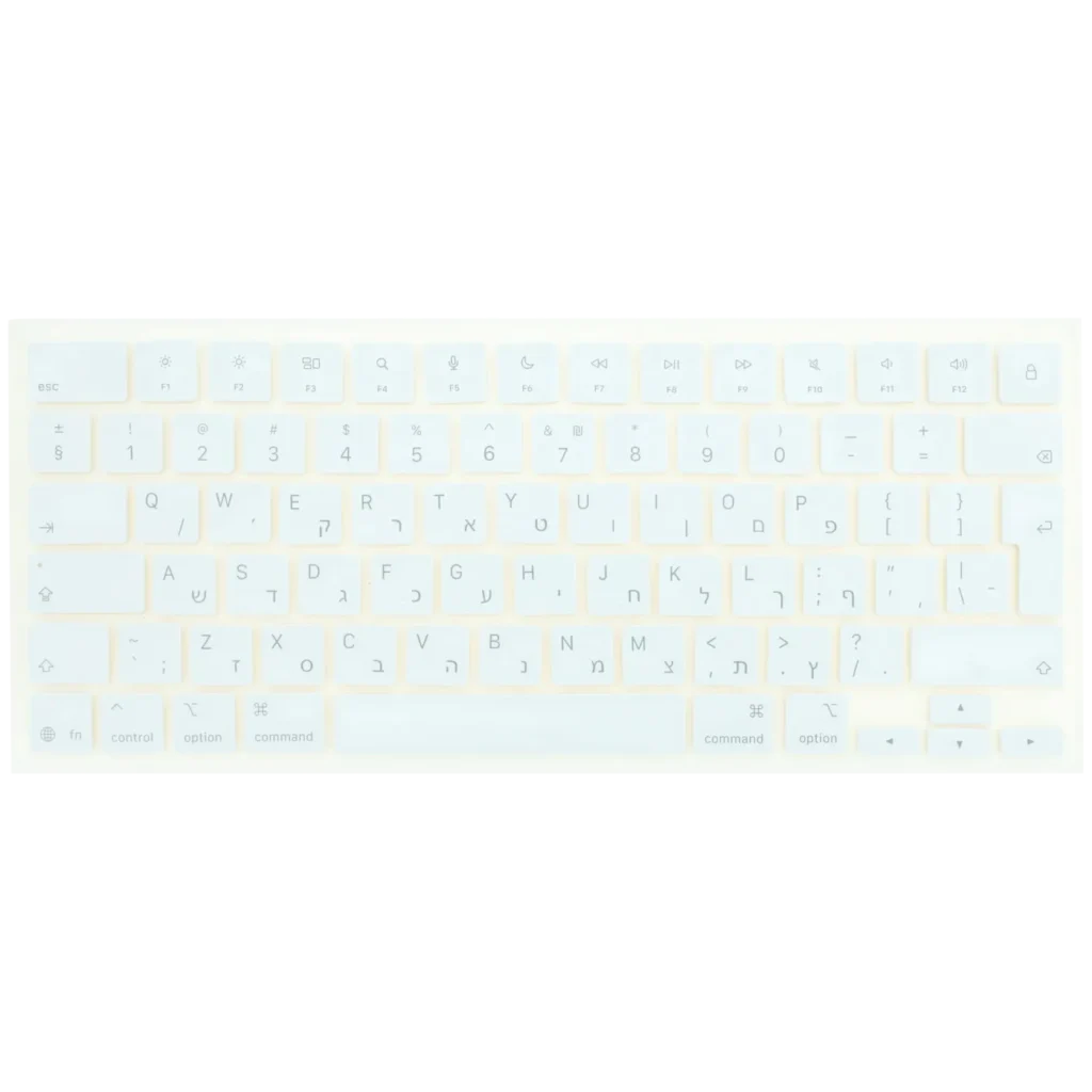 Keycap Kit (Hebrew) For MacBook Neo 13" A3404 (2026) (Silver)