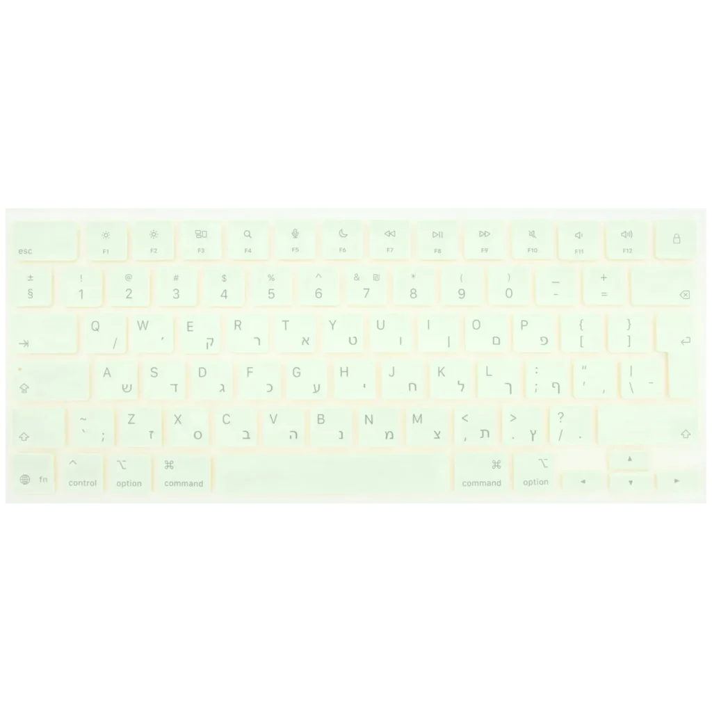 Keycap Kit (Hebrew) For MacBook Neo 13" A3404 (2026) (Citrus)