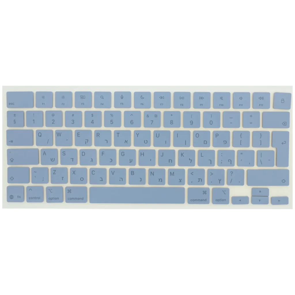 Keycap Kit (Hebrew) For MacBook Neo 13" A3404 (2026) (Indigo)
