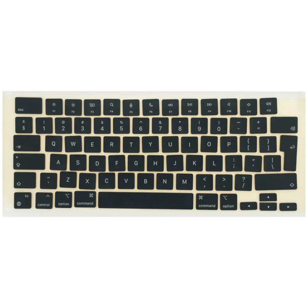 Keycap Kit (UK) For MacBook Air 13" / Air 15" / Pro 14" / Pro 16" (2021 - 2026) (Space Black)