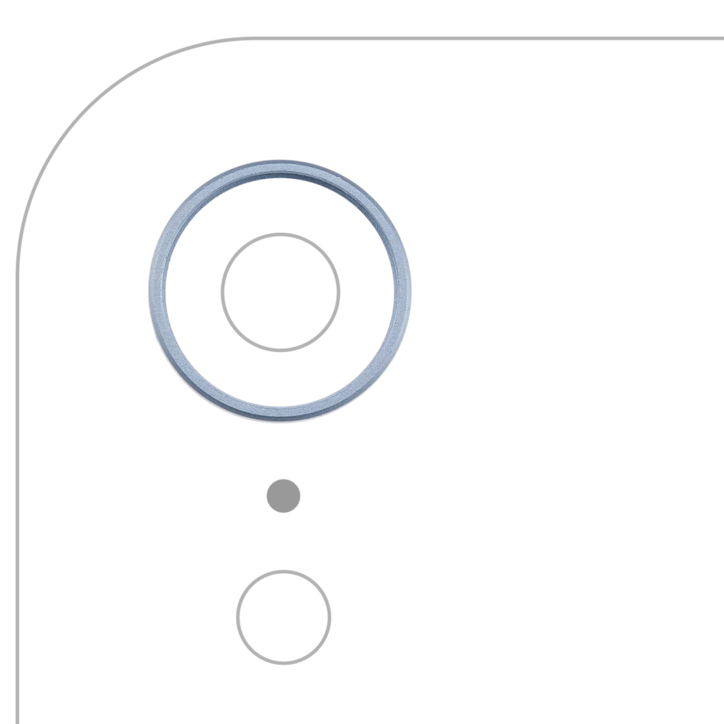 Back Camera Bezel Ring Only For iPhone XR (Blue)