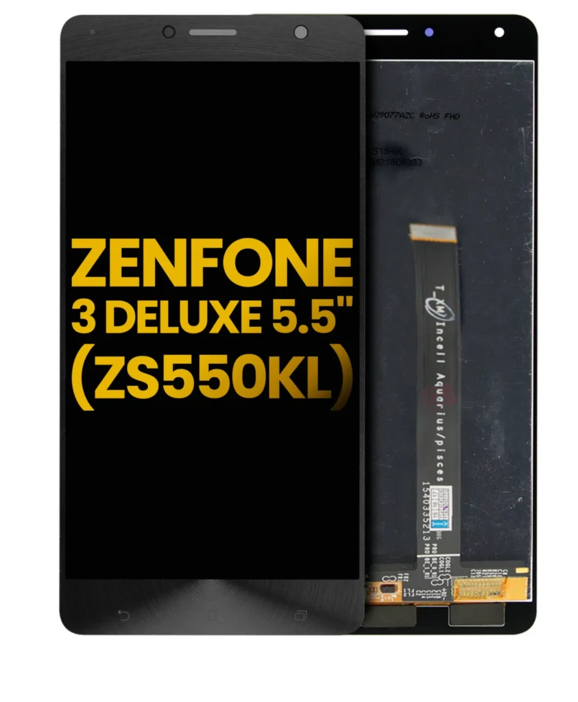 LCD Assembly Without Frame For Asus ZenFone 3 Deluxe 5.5" (ZS550KL) (Refurbished) (Black)