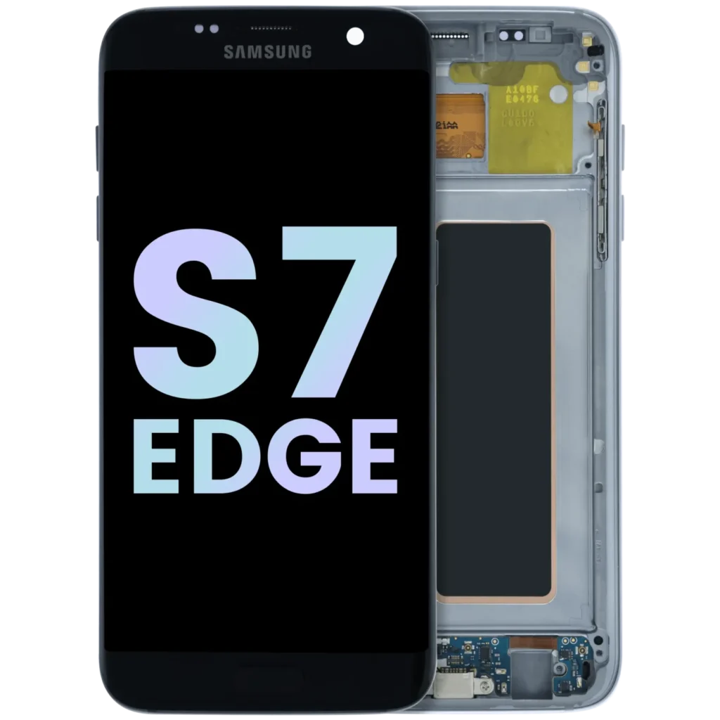 LCD Assembly With Frame For Samsung Galaxy S7 Edge (Service Pack) (Black)