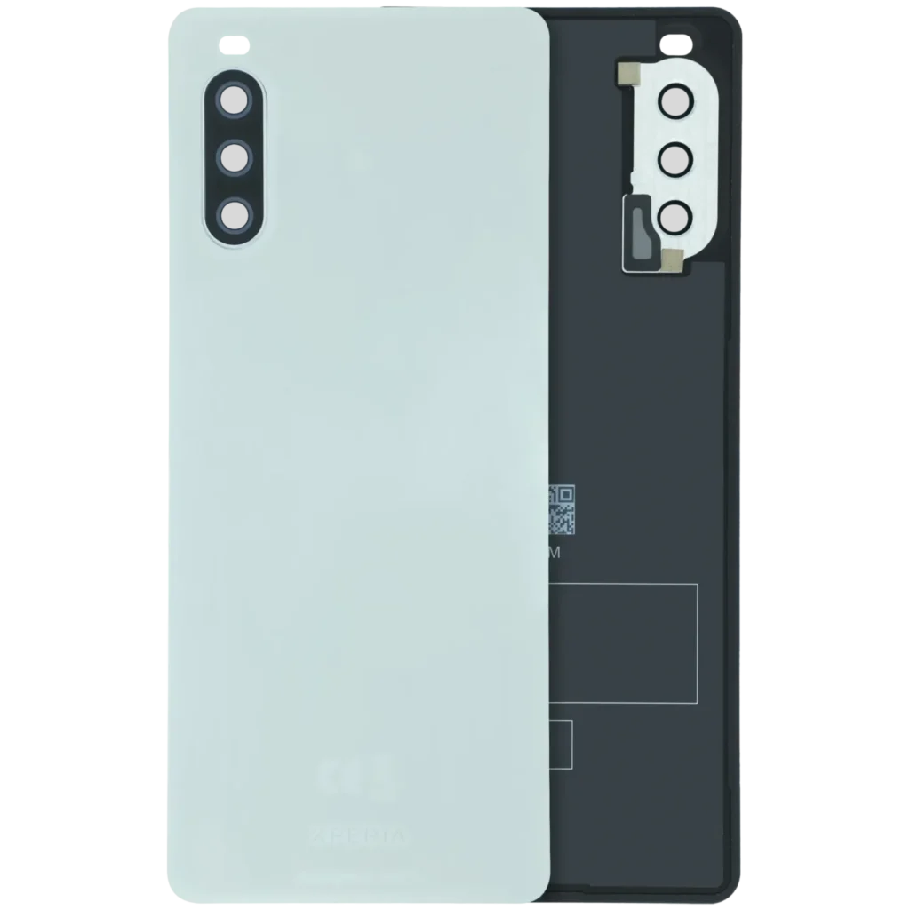 Back Cover Glass For Sony Xperia 10 III (Genuine) (White)
