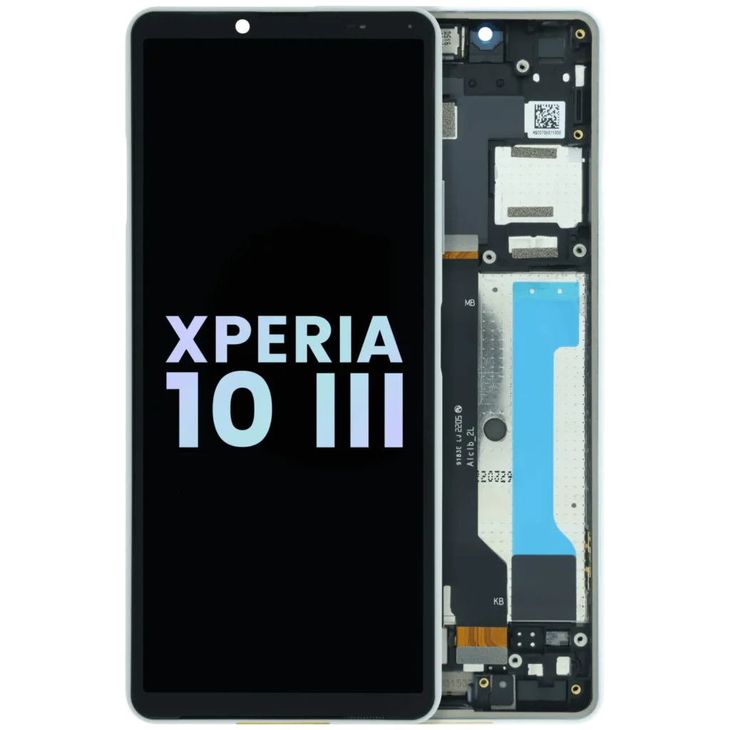 OLED Assembly With Frame For Sony Xperia 10 III (Genuine) (White)