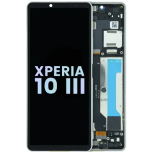 OLED Assembly With Frame For Sony Xperia 10 III (Genuine) (White)