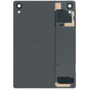 Back Cover Glass With Camera Lens For Sony Xperia X (Genuine) (Black)