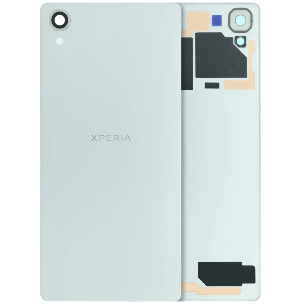 Back Cover Glass With Camera Lens For Sony Xperia X (Genuine) (White)