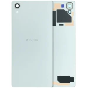 Back Cover Glass With Camera Lens For Sony Xperia X (Genuine) (White)