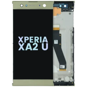 LCD Assembly With Frame For Sony Xperia XA2 Ultra (Genuine) (Gold)
