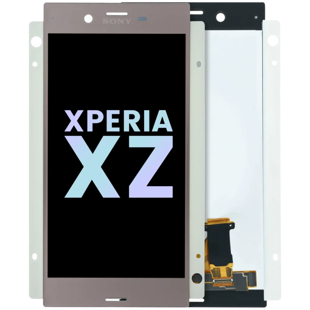 LCD Without Frame For Sony Xperia XZ (Genuine) (Pink)