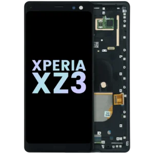 OLED Assembly With Frame For Sony Xperia XZ3 (Genuine) (Black)