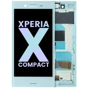 LCD Assembly With Frame For Sony Xperia X Compact (Genuine) (Blue)