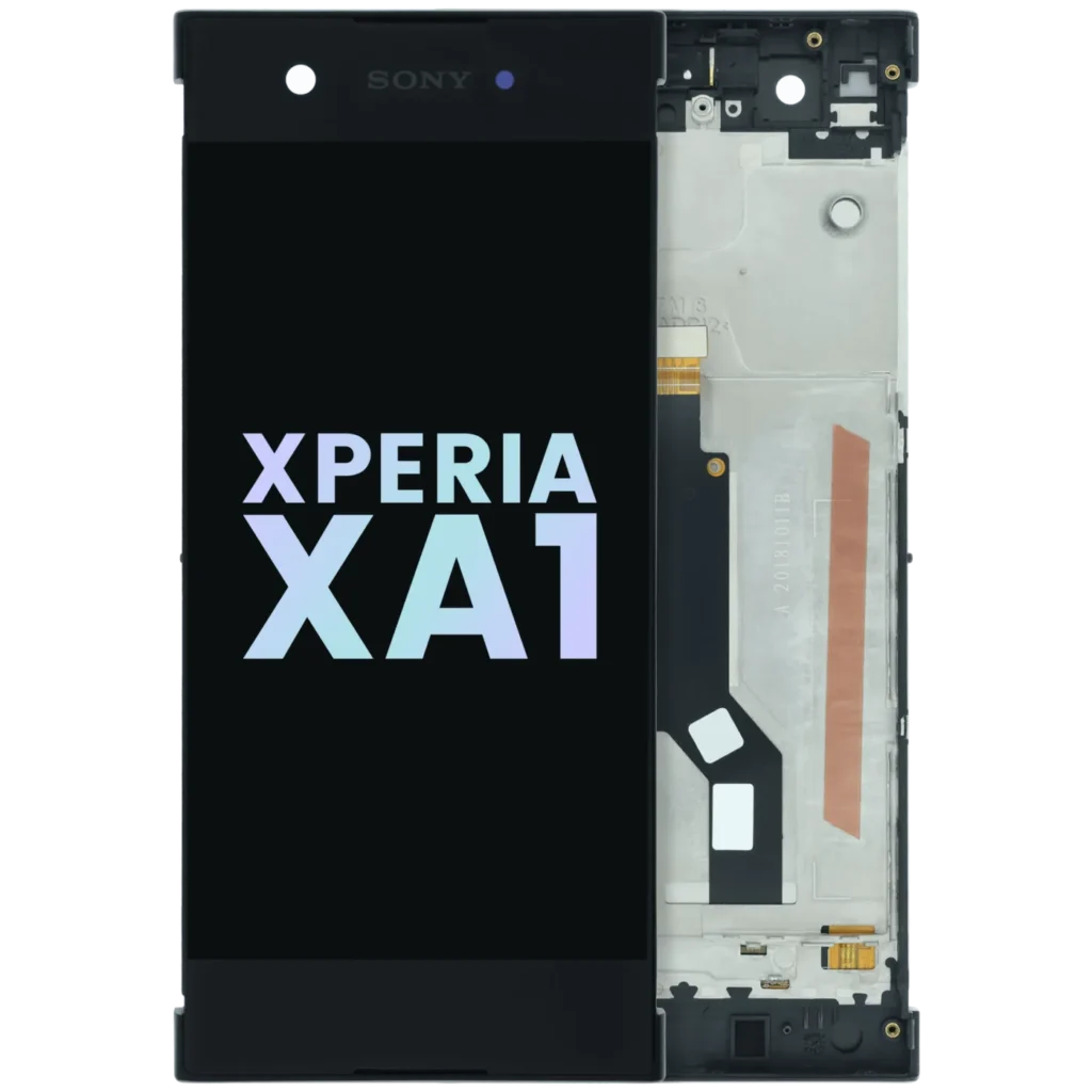 LCD Assembly With Frame For Sony Xperia XA1 (Genuine) (Black)