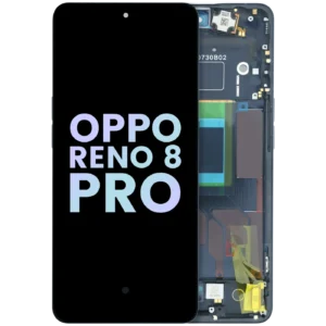 OLED Assembly With Frame For Oppo Reno 8 Pro 5G / 8 Pro Plus 5G (Genuine) (Black)
