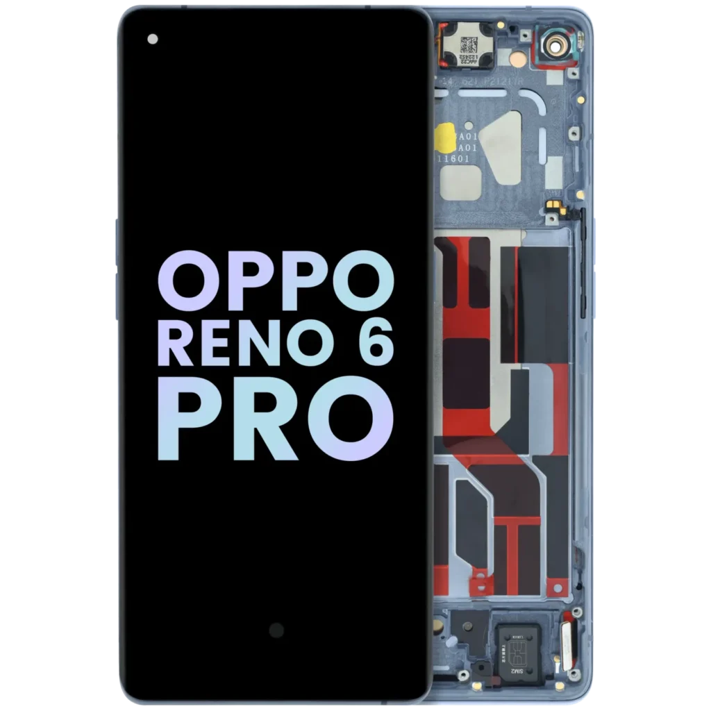 OLED Assembly With Frame For Oppo Reno 6 Pro / 6 Pro Plus 5G (Genuine) (Gray)