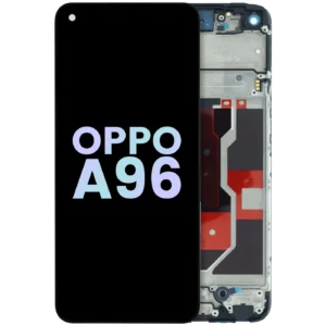 LCD Assembly With Frame Compatible For Oppo A96 (Genuine) (Black)