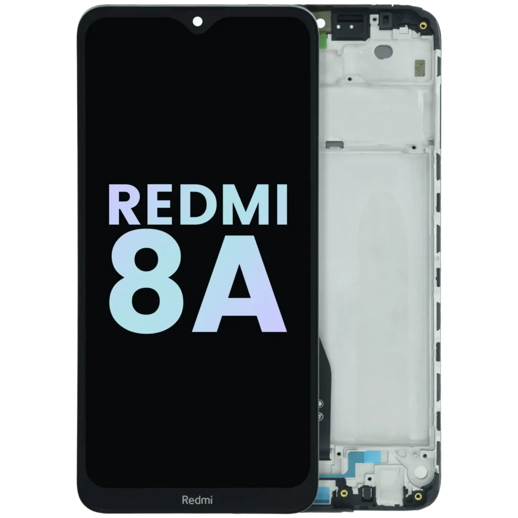 LCD Assembly With Frame Compatible For Xiaomi Redmi 8A (Genuine) (Black)
