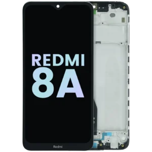 LCD Assembly With Frame Compatible For Xiaomi Redmi 8A (Genuine) (Black)