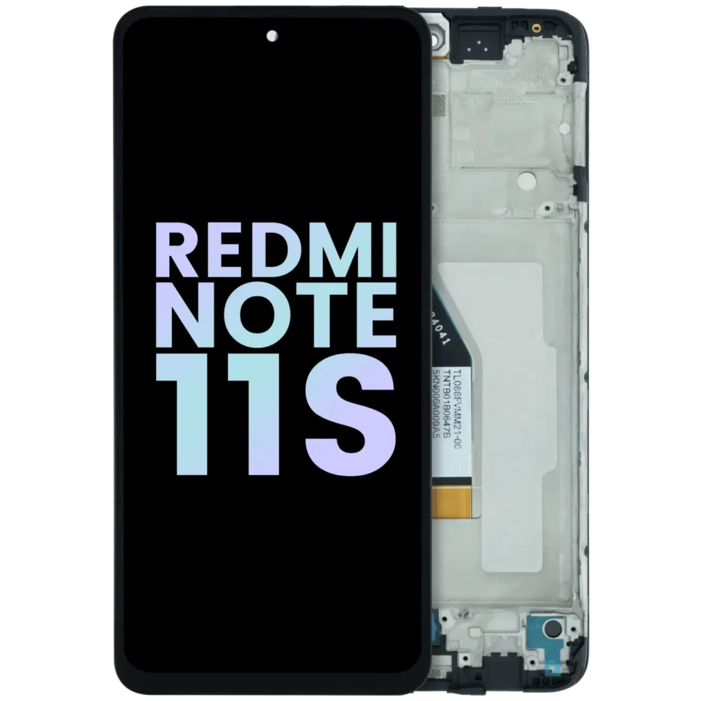 OLED Assembly With Frame For Xiaomi Redmi Note 11S 5G / Note 11T 5G / Poco M4 Pro 5G (Genuine) (Black)