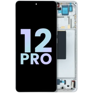 OLED Assembly With Frame For Xiaomi 12 Pro (Genuine) (Violet Gold)