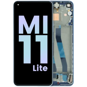 OLED Assembly With Frame For Xiaomi Mi 11 Lite (Genuine) (Blue)