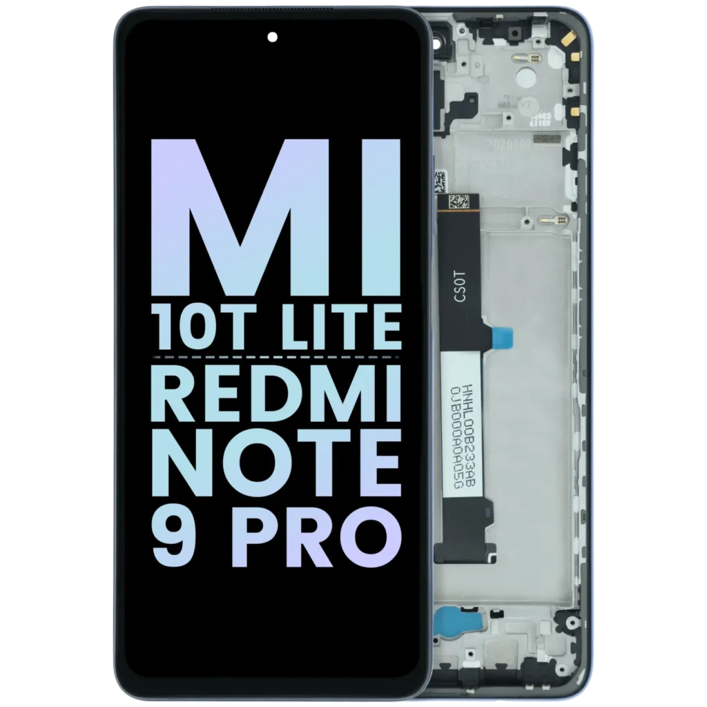 LCD Assembly With Frame For Xiaomi Mi 10T Lite / Redmi Note 9 Pro 5G (Genuine) (Gray)