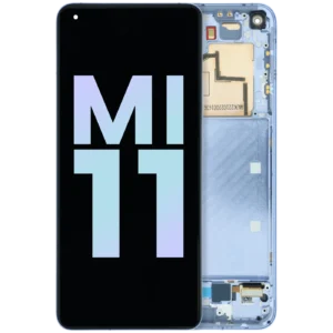 OLED Assembly With Frame For Xiaomi Mi 11 (Genuine) (Purple)