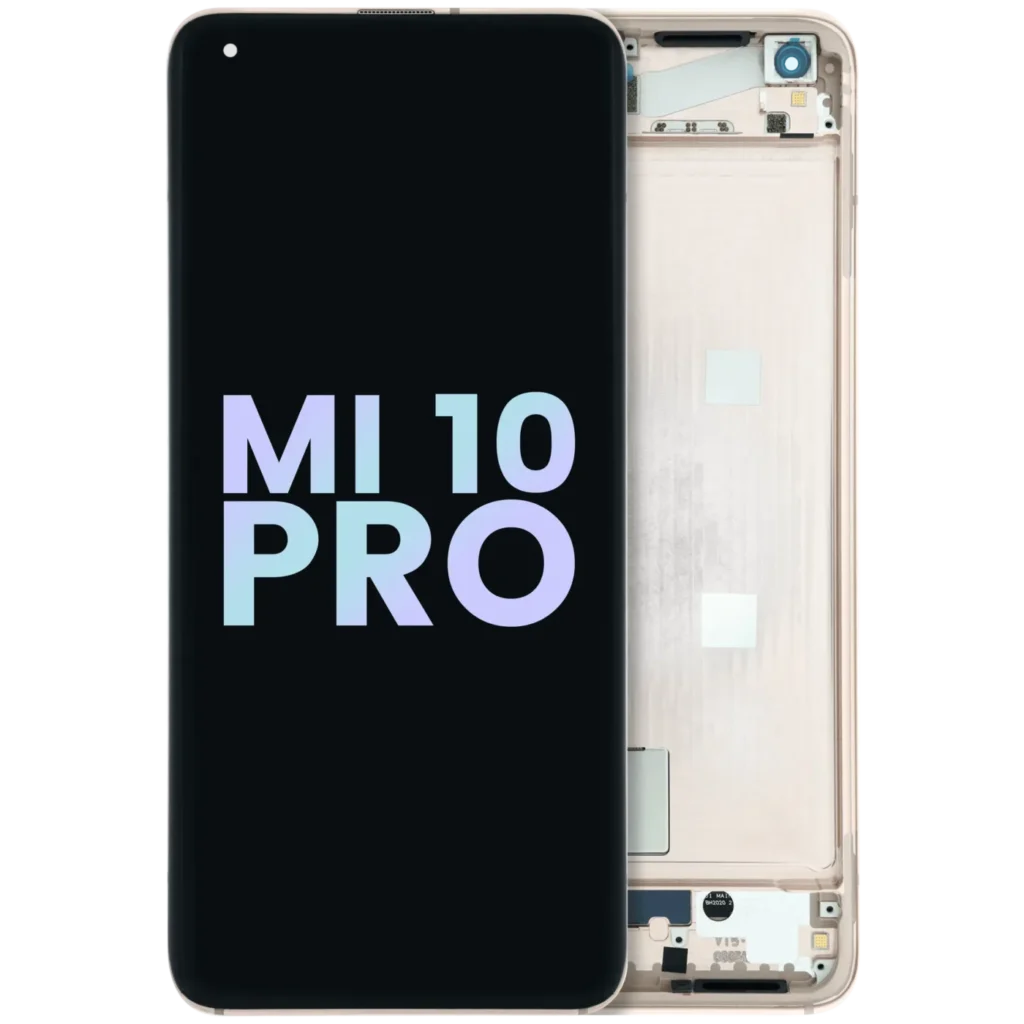 OLED Assembly With Frame For Xiaomi Mi 10 Pro (Genuine) (White)