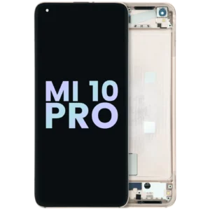 OLED Assembly With Frame For Xiaomi Mi 10 Pro (Genuine) (White)