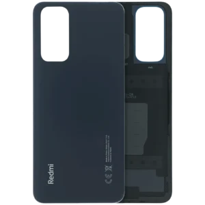 Back Cover Glass Without Camera Lens For Xiaomi Redmi Note 11 (Genuine) (Black)