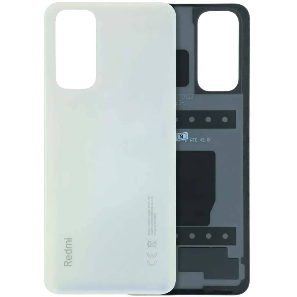 Back Cover Glass Without Camera Lens For Xiaomi Redmi Note 11s (Genuine) (White)