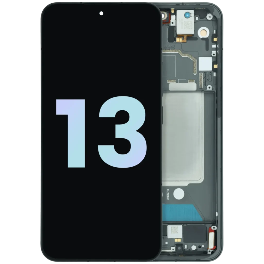 OLED Assembly With Frame For Xiaomi 13 5G (Genuine) (Black)