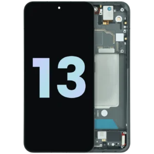 OLED Assembly With Frame For Xiaomi 13 5G (Genuine) (Black)