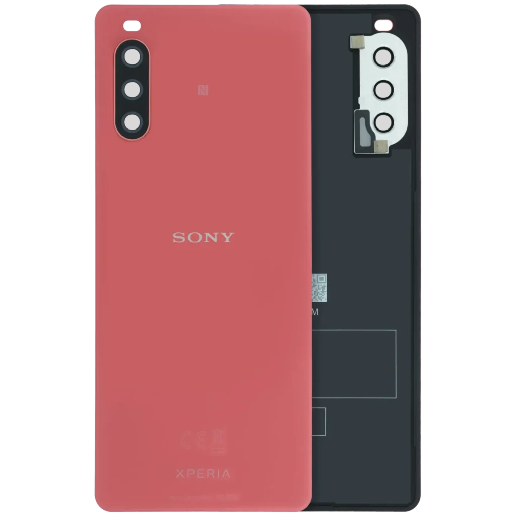 Back Cover Glass For Sony Xperia 10 III (Genuine) (Pink)