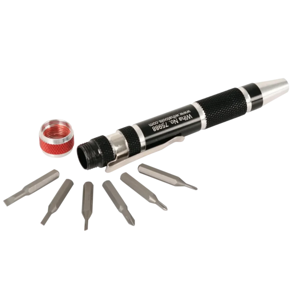 7 Piece Pocket Clip MicroBit Set (Wiha)