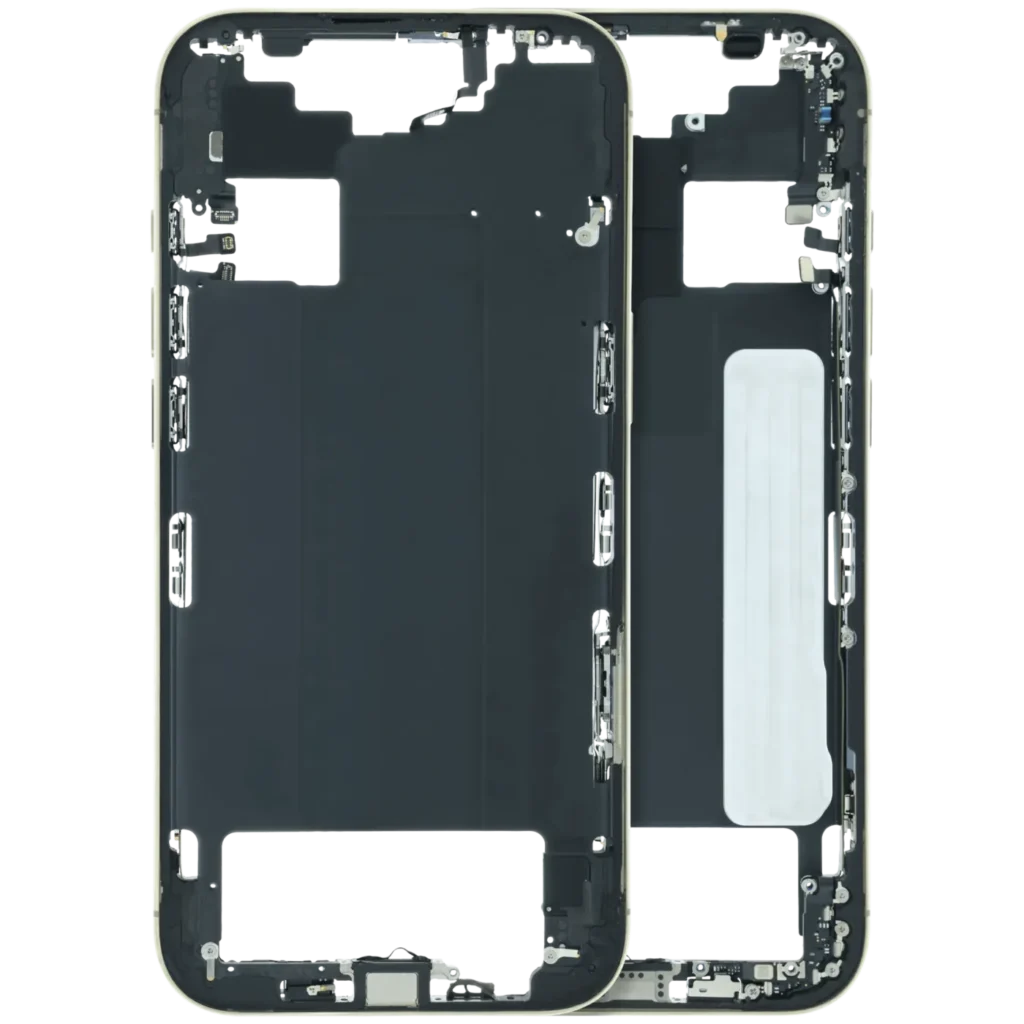 Mid-Frame Housing With Small Parts For iPhone Air (US / EU Version) (Used OEM Pull: Grade B) (Light Gold)