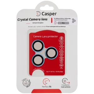 Casper Camera Lens Protector Compatible For iPhone 18 Pro / 18 Pro Max (Blue) (Clear)