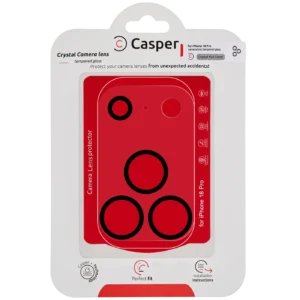 Casper Camera Lens Protector Compatible For iPhone 18 Pro (Crystal Full Cover) (Clear)