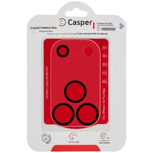 Casper Camera Lens Protector Compatible For iPhone 18 Pro Max (Crystal Full Cover) (Clear)