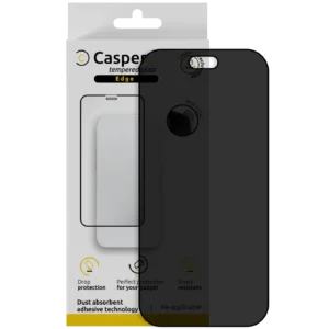 Casper Pro Edge Tempered Glass Compatible For iPhone 18 Pro (Retail Pack) (Privacy)