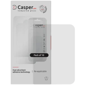 Casper Pro Tempered Glass Compatible For iPhone Duo (10 Pack) (Clear)