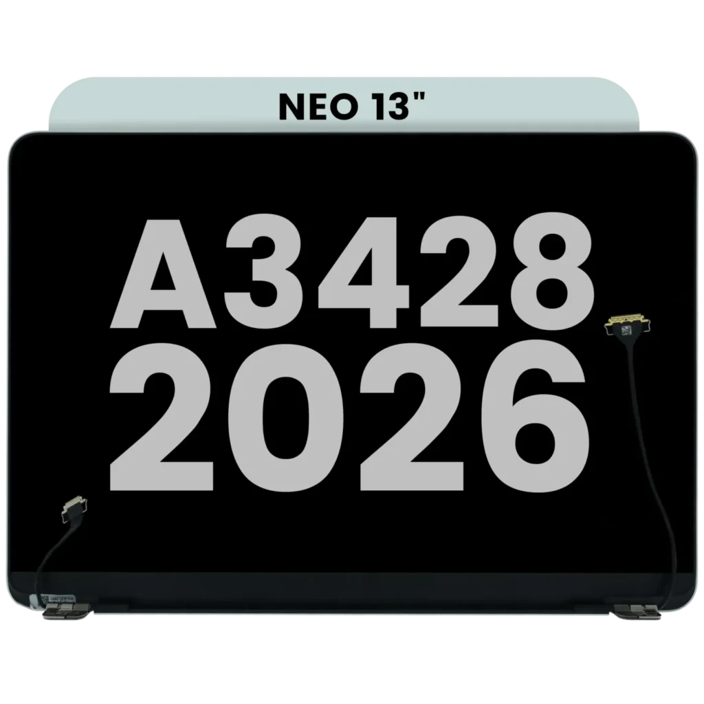 Complete LCD Display Assembly For MacBook Neo 13" A3404 (2026) (Used OEM Pull: Grade A) (Silver)