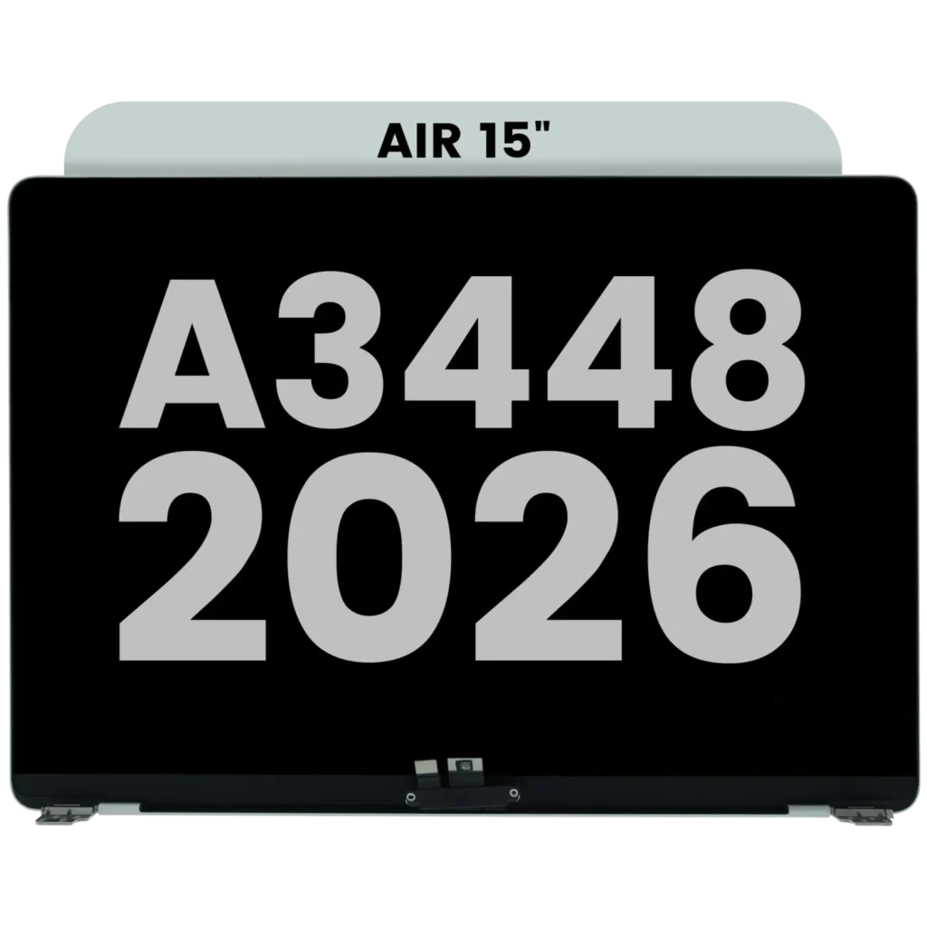 Complete LCD Display Assembly For MacBook Air 15" A3448 (2026) (Used OEM Pull: Grade A) (Silver)
