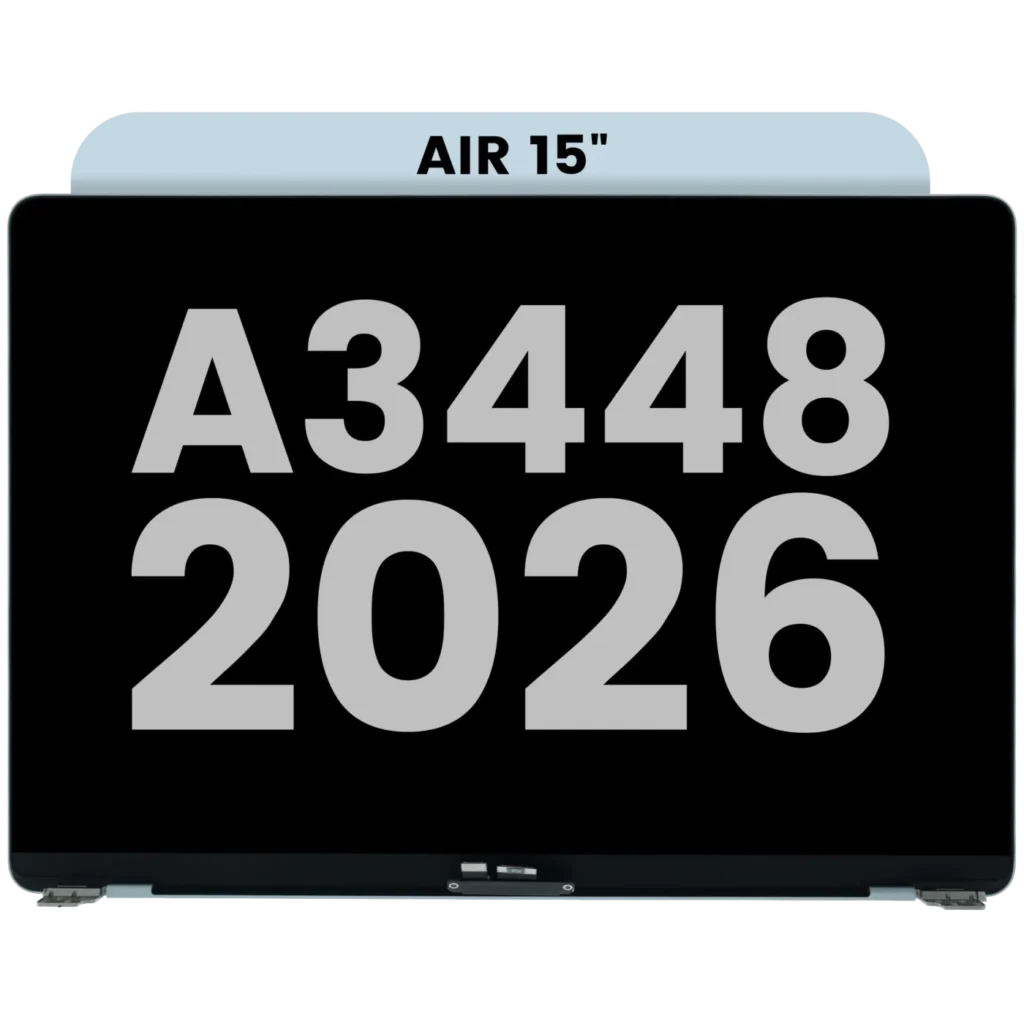Complete LCD Display Assembly For MacBook Air 15" A3448 (2026) (Used OEM Pull: Grade A) (Sky Blue)