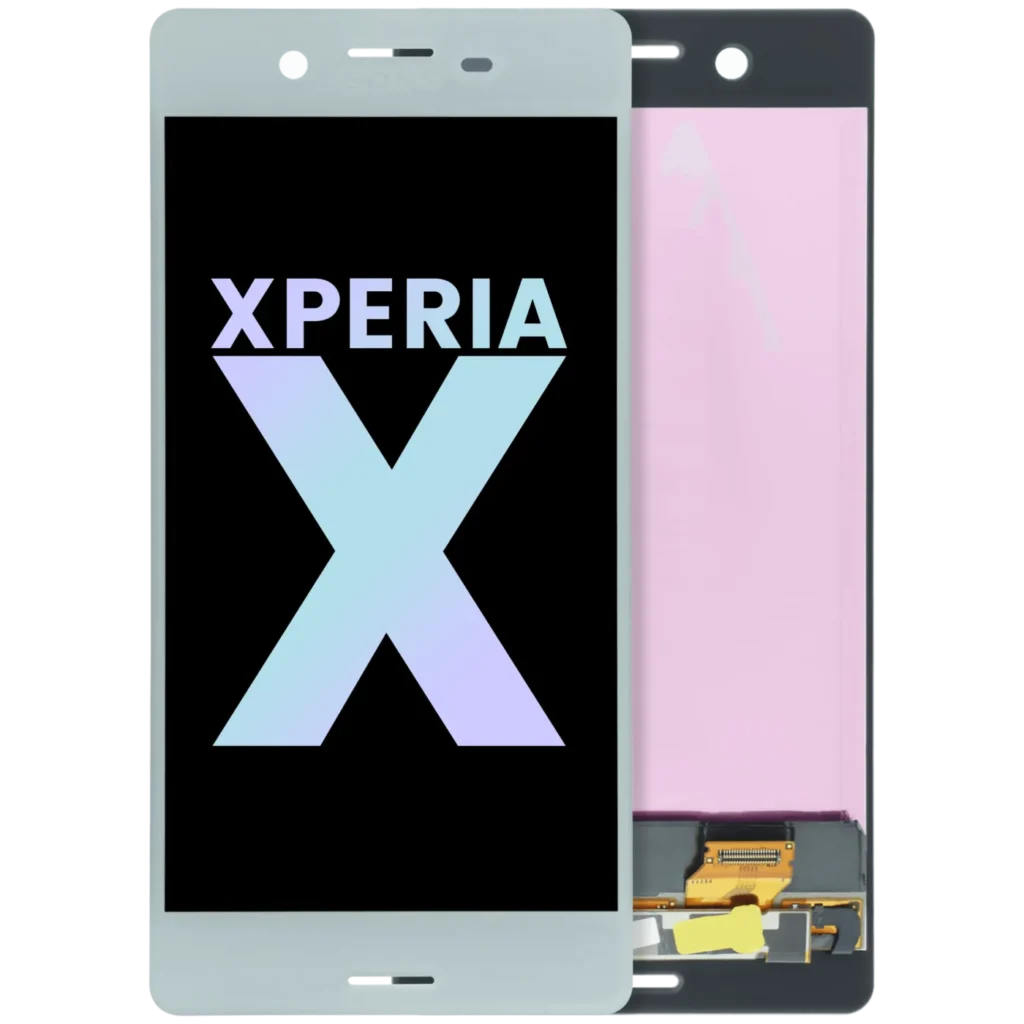 LCD Assembly Without Frame For Sony Xperia X (Genuine OEM) (White )