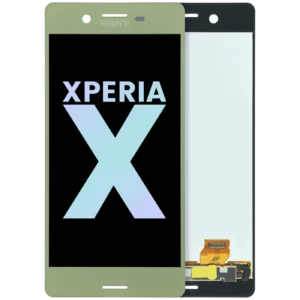 LCD Assembly Without Frame For Sony Xperia X (Genuine OEM) (Lime Gold)