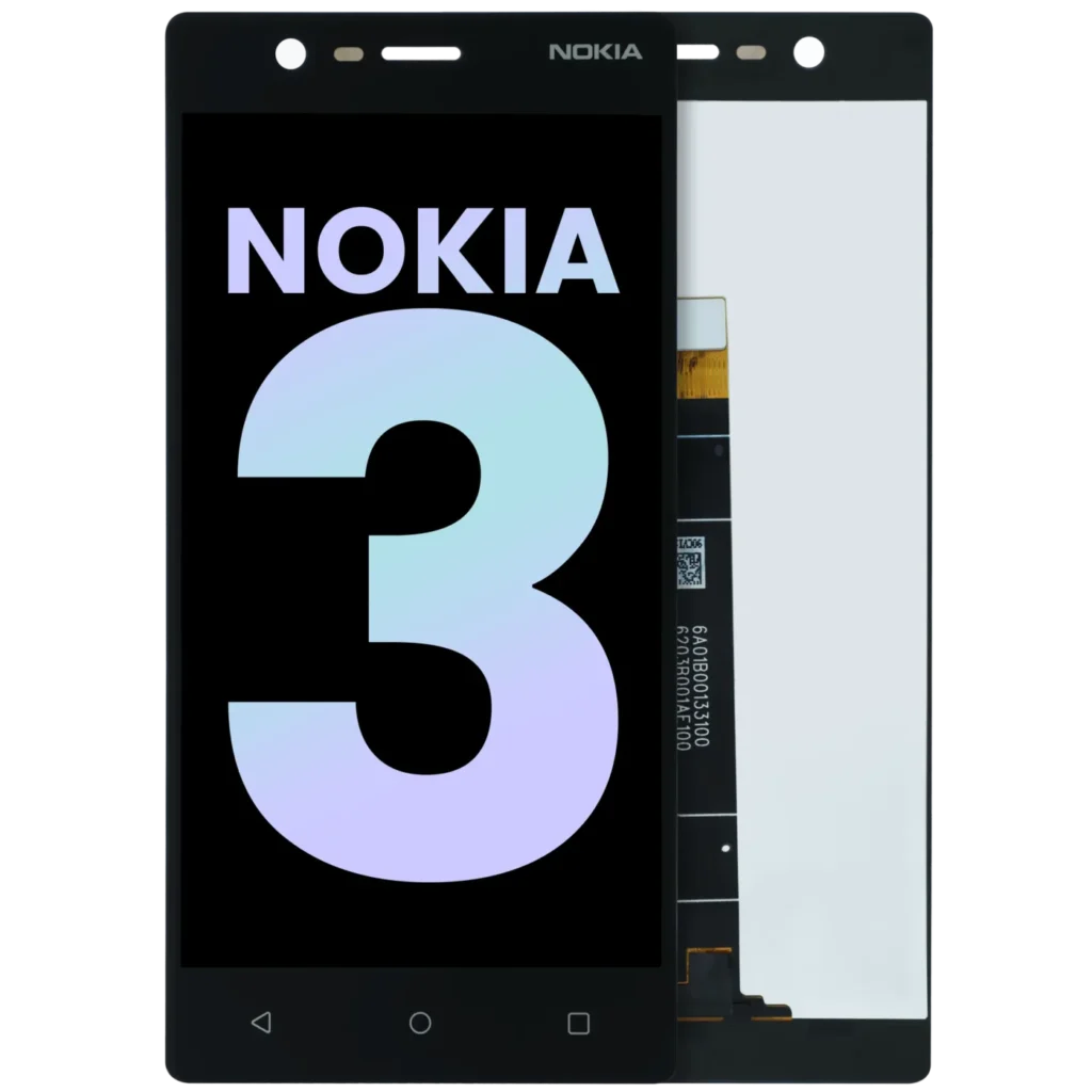 LCD Assembly Without Frame For Nokia 3 (Genuine OEM) (Black)